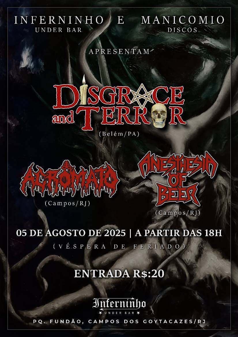 Cartaz de show em Campos dos Goytacazes, 5 de agosto de 2025 às 18:00